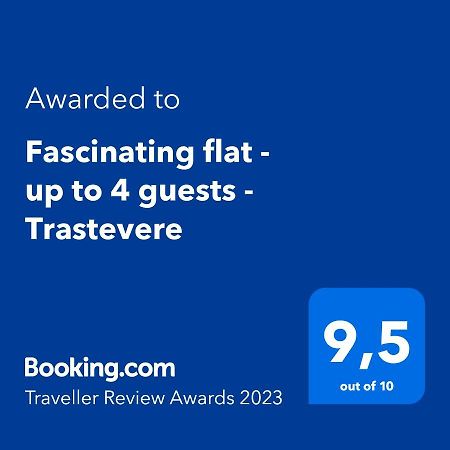 Fascinating Flat - Up To 4 Guests - Trastevere Rome Buitenkant foto