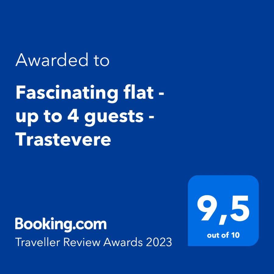 Fascinating Flat - Up To 4 Guests - Trastevere Rome Buitenkant foto
